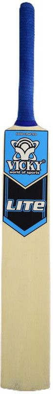VICKY Lite Cricket Tennis Bat, Blue Poplar Willow Cricket Bat  (800 g)