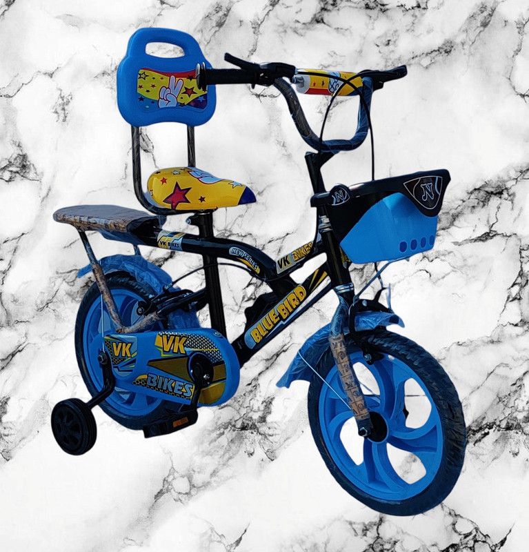 xaipro rides 14 T (BS) (ROCKY) (S/B) 21-12-21 FOR 2 TO 4 YEAR KIDS 14 T BMX Cycle  (Single Speed, Blue, Black)