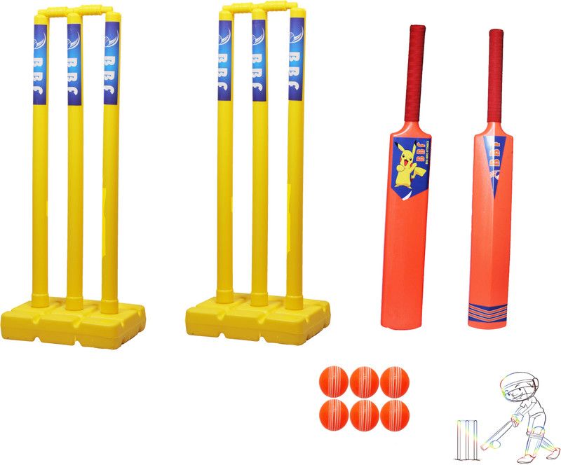 BIG BRO FITNESS LIMITED EDITION Cricket Kit & i20 Wind Balls For Age ( 08-19 Yrs ) Cricket Kit