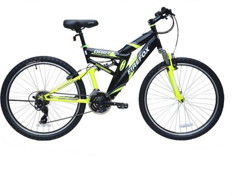 FIREFOX Bicycle 26 (Dart 2.6V 21S, Blk/Neon Ylw) 26 T Mountain Cycle  (21 Gear, Black, Yellow)
