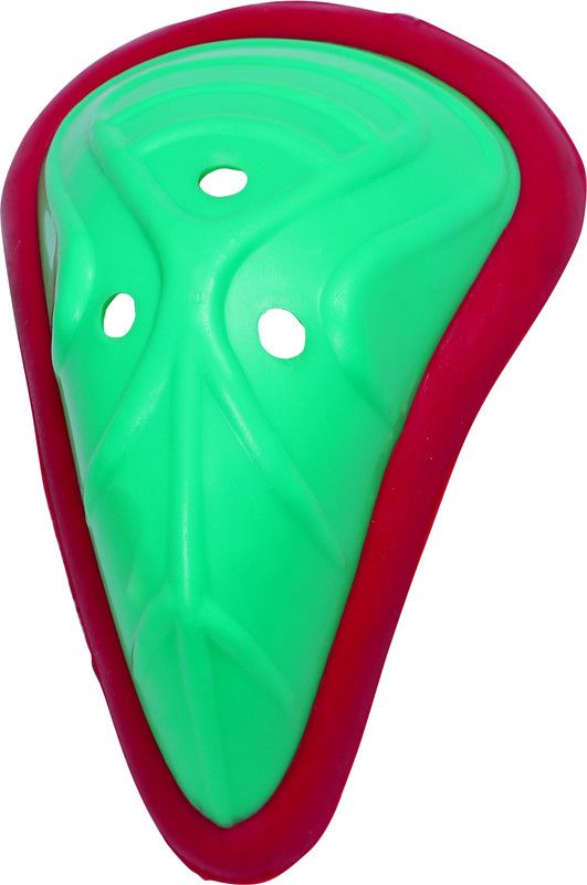 Sahni Sports Cox Men Abdominal Guard  (Red, Green)