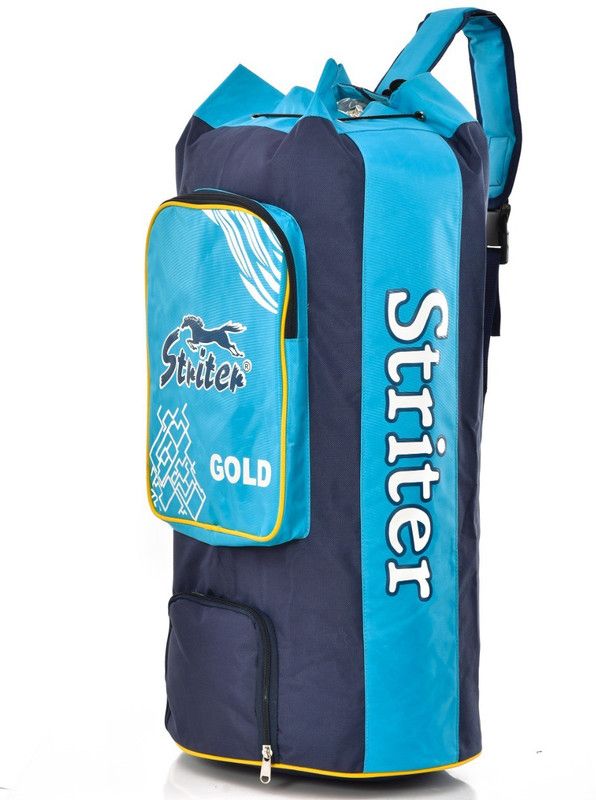 RAMASPORTS CRICKET KIT BAG HAS 1 CRICKET BAT HOLDER AND 3 POCKETS |CANVAS FABRIC|BLUE  (Kit Bag)