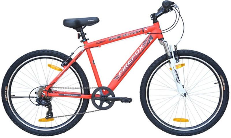 FIREFOX Bicycle 26 (Patrol 26, 6S), Red/Wht 26 T Mountain Cycle  (6 Gear, Red, White)