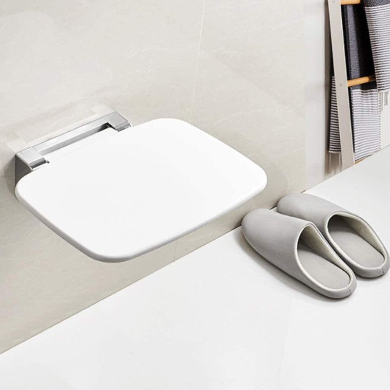 Viking Chair/Stool Foldable (Wall Mounted) Chair  (White, Grey)