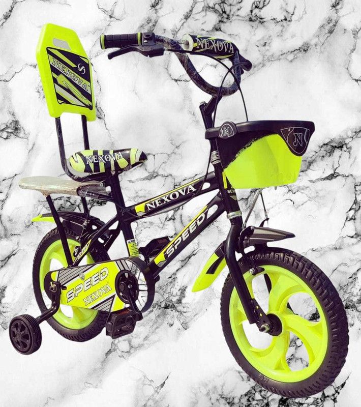 xaipro rides 14 T (BS) (SPEED CARRIER) (GREEN) 21-12-21 FOR 2 TO 4 YEAR KIDS 14 T BMX Cycle  (Single Speed, Green)