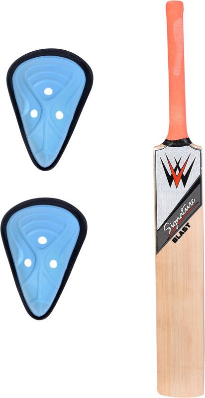 W SIGNATURE BLAST English Willow Long Handle + 2 Abdo guard combo Cricket Kit  (Bat Size: Long Handle (Age Group 15+ Years))
