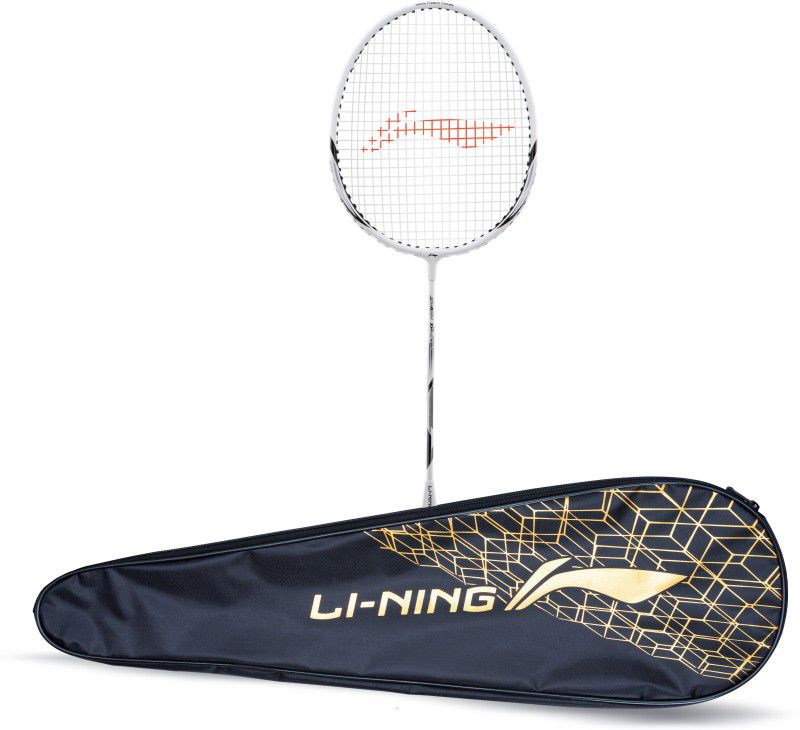 LI-NING Smash XP 90 IV Badminton Racket (Set of 1 + 1 Full Cover) (Strung, White/Silver) White Strung Badminton Racquet  (Pack of: 2, 95 g)