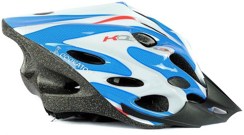 COCKATOO Clean Professional Helmet (Size M) Cycling Helmet  (Blue WhIte Red)