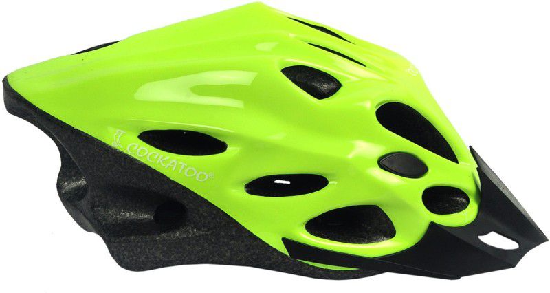 COCKATOO parrot color Cycling Helmet  (Green)
