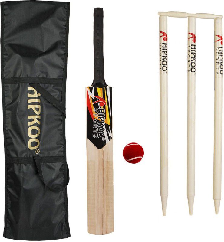 Hipkoo Sports Toofani & Power Kashmiri Popular Willow Cricket Kit - 4 to 5 Years (Size 1) Cricket Kit