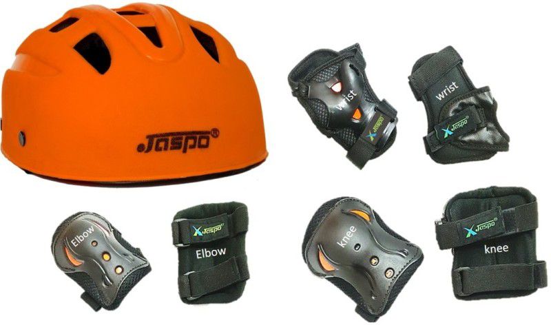Jaspo safe-max multi purpose protective set orange Skating Kit