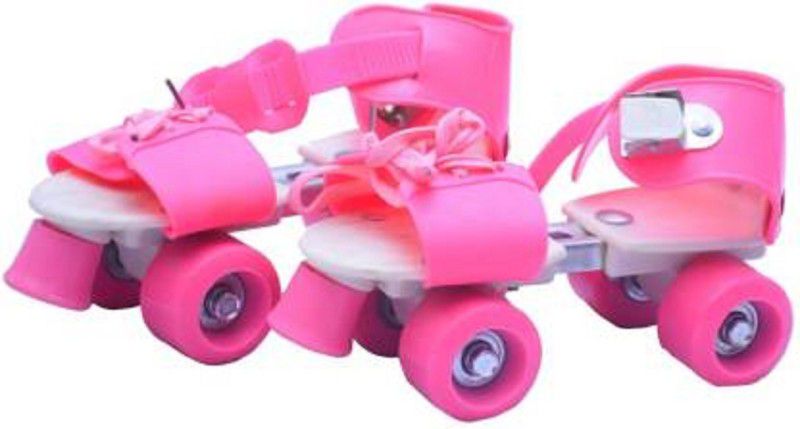 s yuvraj Shoe Skates - (Pink) Quad Roller Skates - Size NA UK  (Pink)