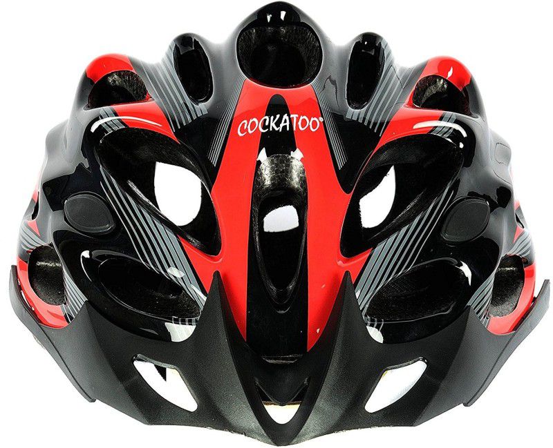 COCKATOO Talent Professional Helmet (Size M) @Hipkoo Cycling Helmet  (Red Black)