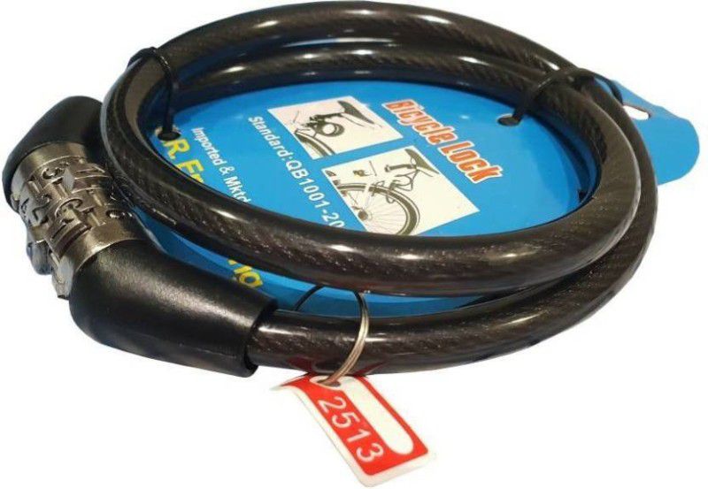 Mobfest  Combination Anti-Thief Security Cable Bike 4 Digit  Cycle Lock