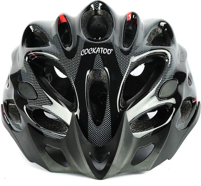 COCKATOO Professional Protection (Size L) Cycling Helmet  (Black)