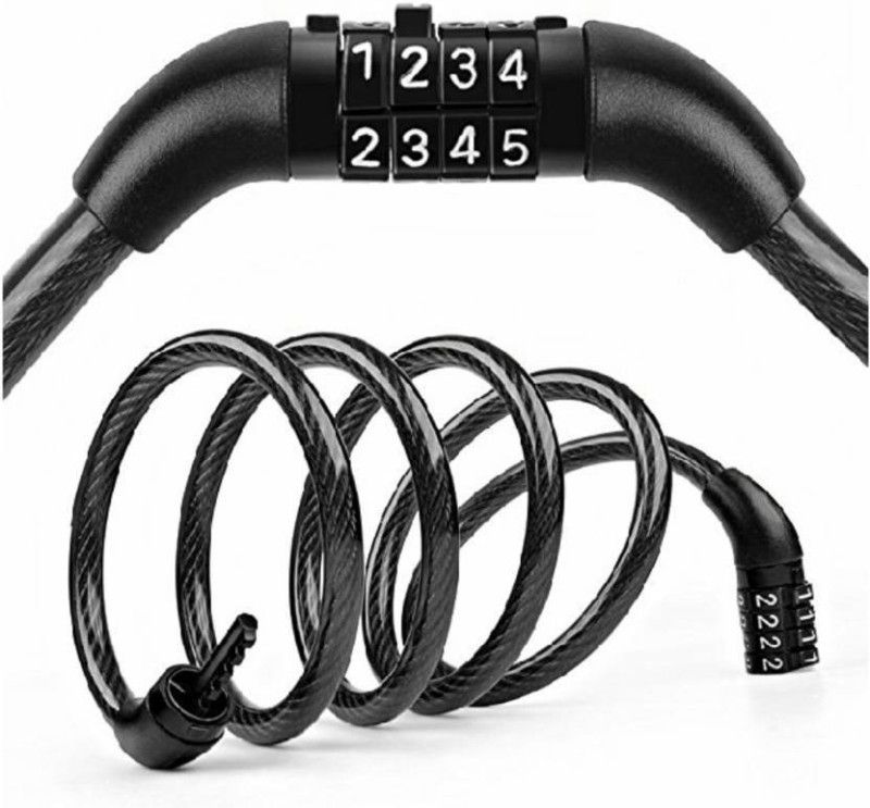 Mobfest 4 Digit Combination Password MTB Bike Lock Safety Security Lock Cycle Lock