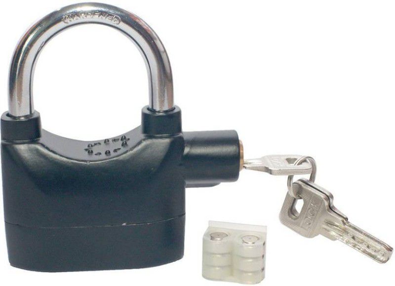Mobfest Alarm Lock With Siren LockÂ Â (Black) Cycle Lock