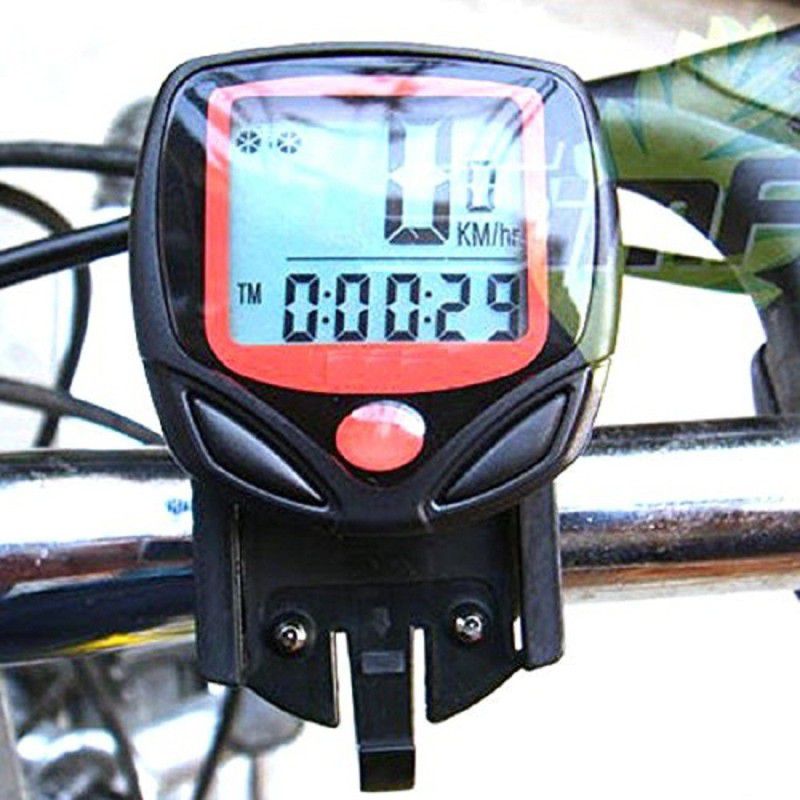 Cubern Waterproof Digital LCD Bicycle Computer Odometer Speed Meter Bike 14 Functions Wired Cyclocomputer