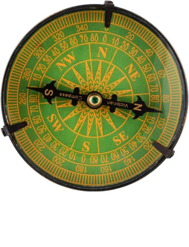 JaipurCrafts Designer Antique Compass  (Green)