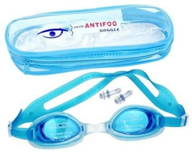 Swikaar Adjustable Silicon Swimming Goggle Non-Fogging Anti UV Eye Protection SG9 Swimming Goggles