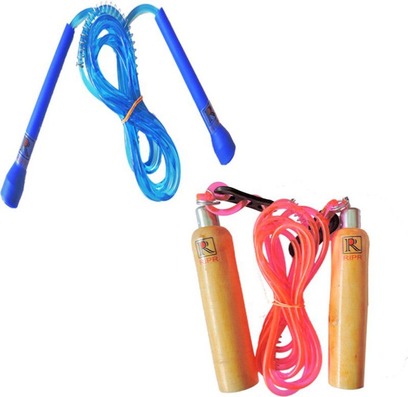 Hipkoo Sports Jump workout combo (Wooden skipping rope and pencil skipping rope) Swimming Kit