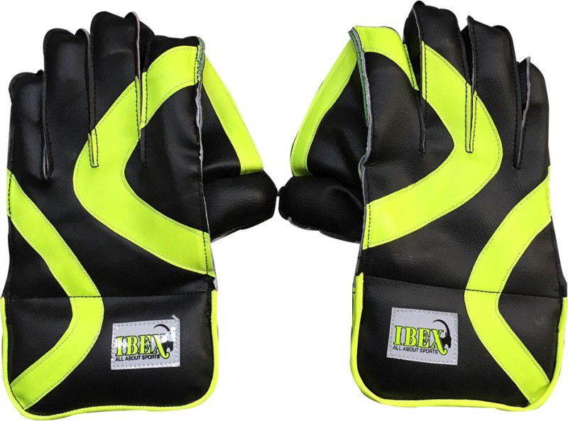 IBEX College Green Gloves Wicket Keeping Gloves  (Green)