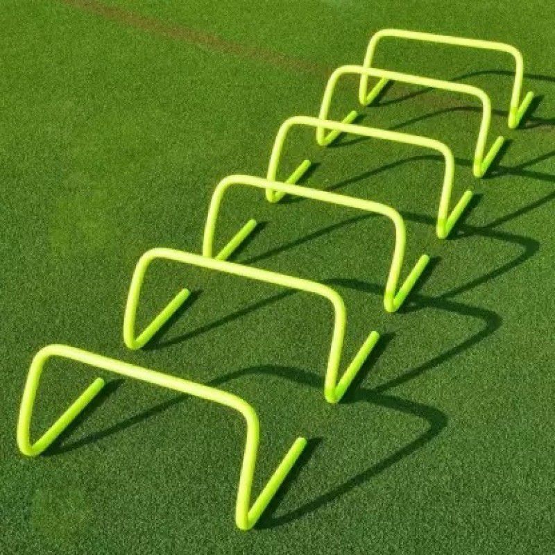 ZEBB 6 inch Speed Hurdle Agility training hurdles for speed training set of 6 durable PVC Speed Hurdles  (For Children, Adults Pack of 6)