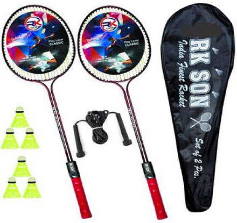 rk son darkredblack_6sh_rope Badminton Kit