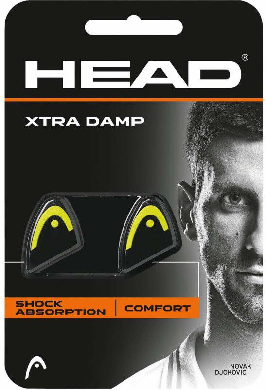 HEAD XTRA Damp  (Black, Yellow, Pack of 2)