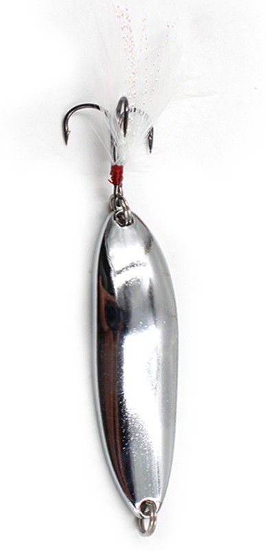 Nema Spoon Silver Plated Fishing Lure  (Pack of 1, Size 6)