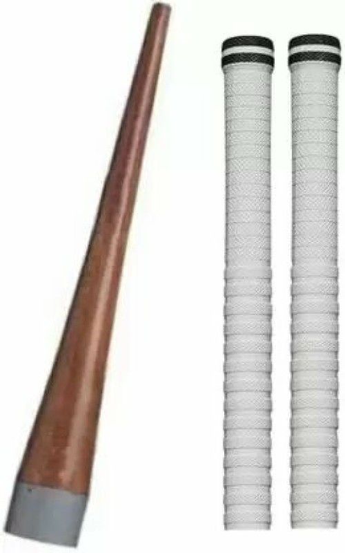 THEUNIQUE Set of 2Cricket Bat Grip with Wooden Gripper(cone) Ultra Tacky  (Pack of 3)