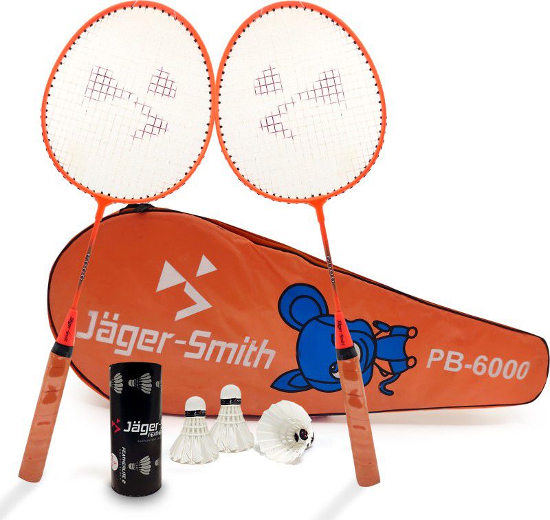 Jager-Smith PB-6000 Combo & Featherlite 2 Shuttle Kids Badminton Kit