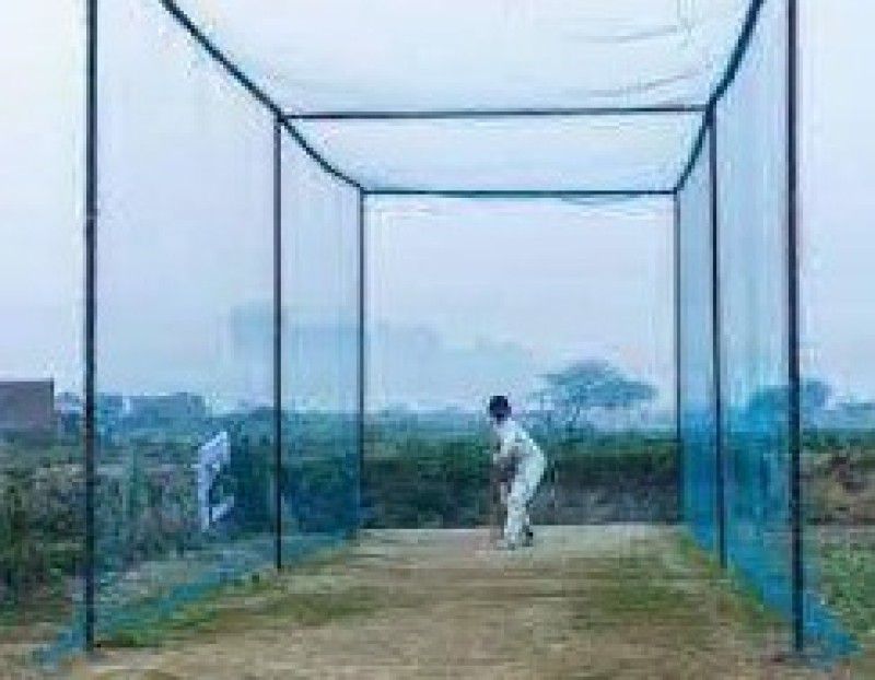 mssports Sports Nets Cricket Sports Blue Colour (100*10 Feet) Cricket Net  (Blue)