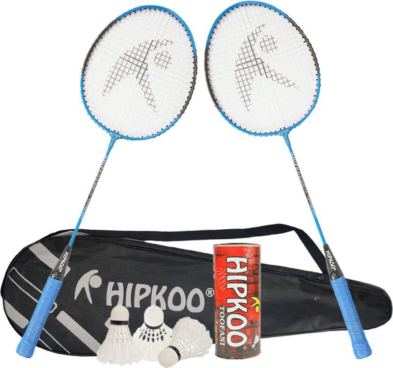 Hipkoo Sports Pro Badminton Set (2 Rackets, 3 Feather Shuttles and Bag ...