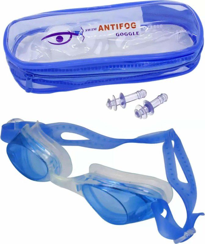 Swikaar Adjustable Silicon Swimming Goggle Non-Fogging Anti UV Eye Protection SG14 Swimming Goggles