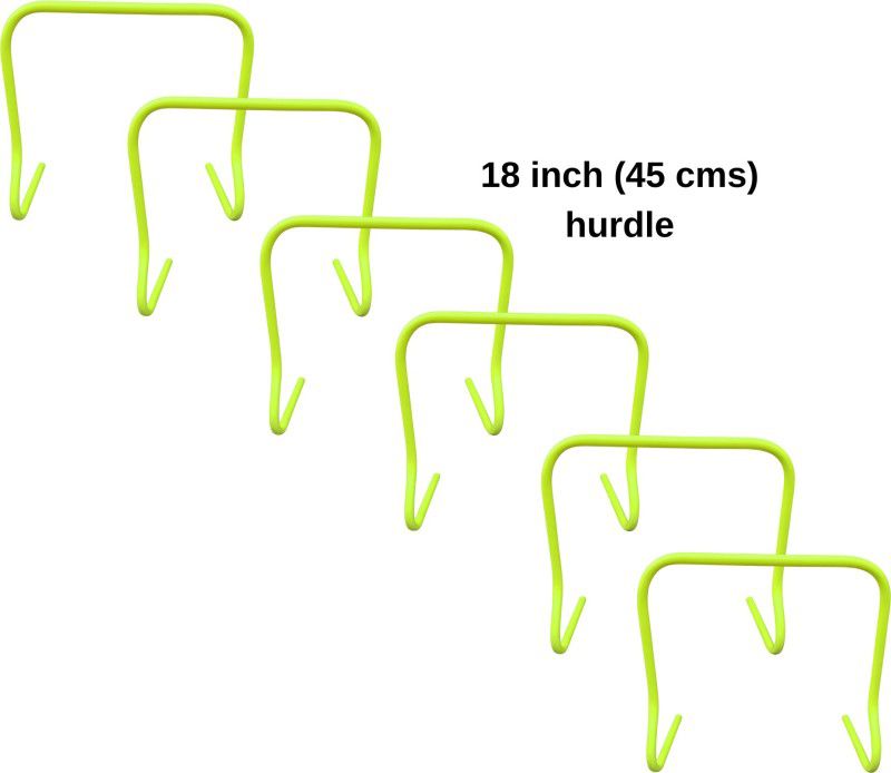 HACKERX PVC Speed Hurdles  (For Adults Pack of 6)