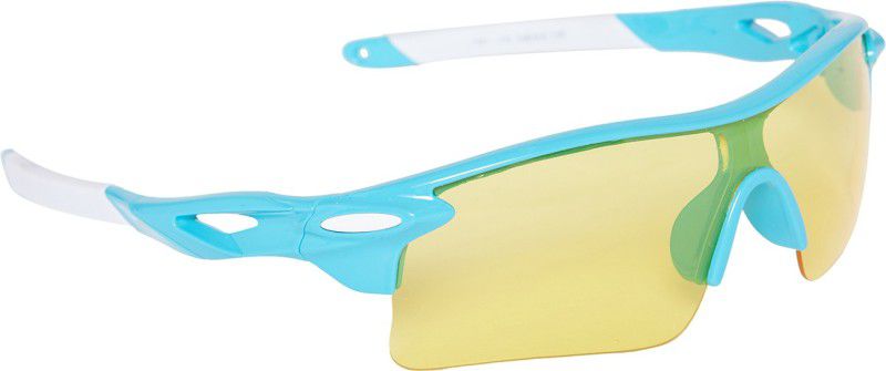 VAST UV Protection Sports Goggles  (Yellow)