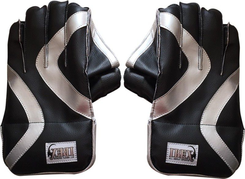 IBEX Regular Wicket Keeping Gloves Wicket Keeping Gloves  (Black)