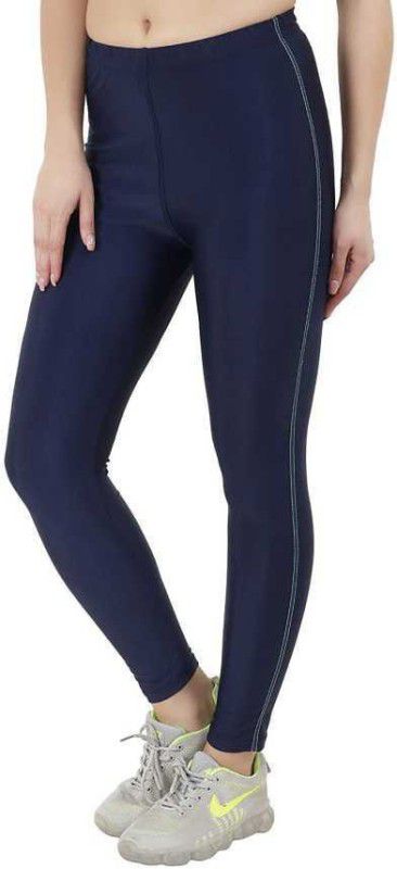 never lose COMPRESSION WEAR Women Compression  (Blue Full Sleeve)