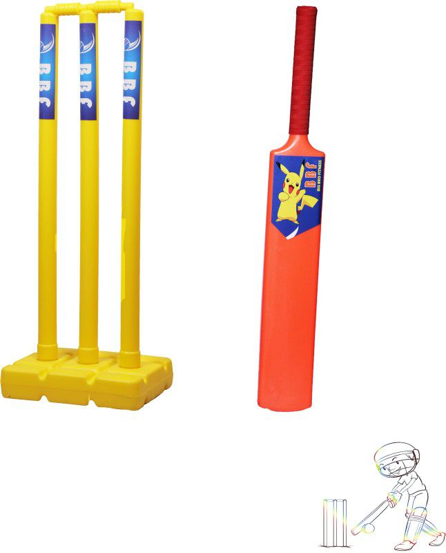 BIG BRO FITNESS HARD PLASTIC CRICKET PACK SIZE-6 Cricket Kit