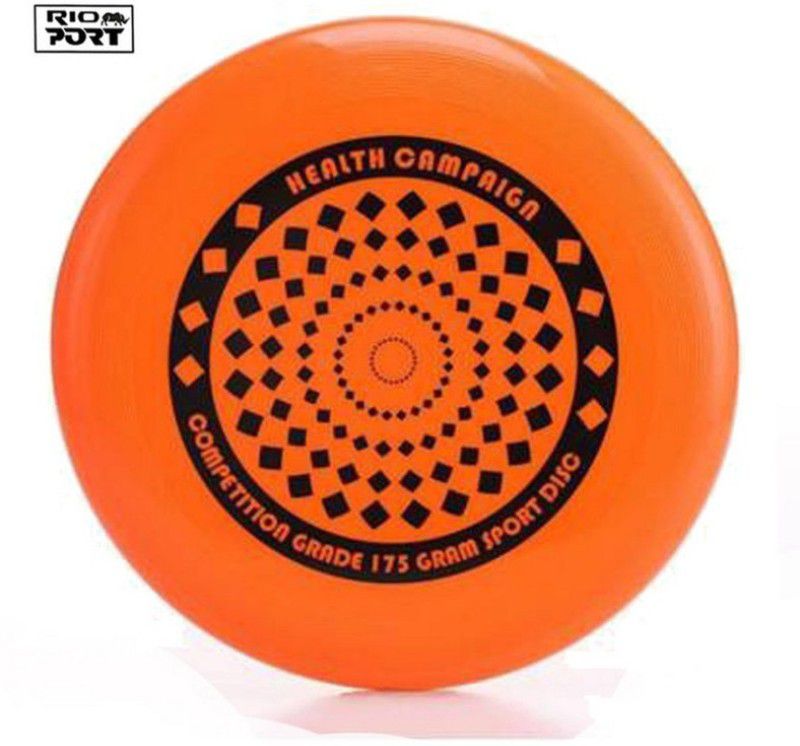 RIO PORT Orange frisbee plastic sports frisbee (pack of 1) Plastic Tennikoit Ring  (Pack of 1)