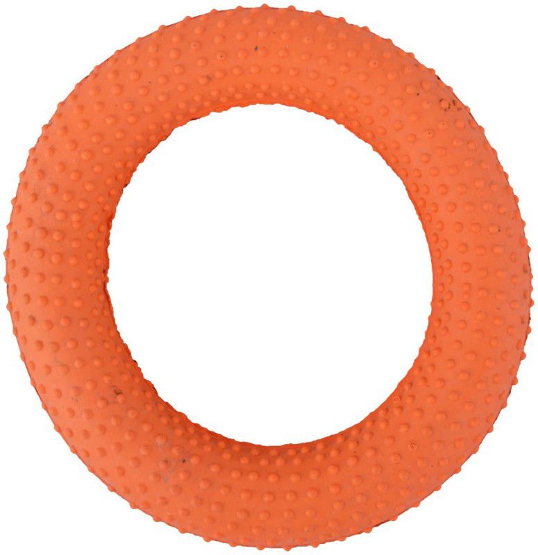 SanR Tennikoit rubber Dotted griper ring orange pack of 4 Rubber Tennikoit Ring  (Pack of 4)