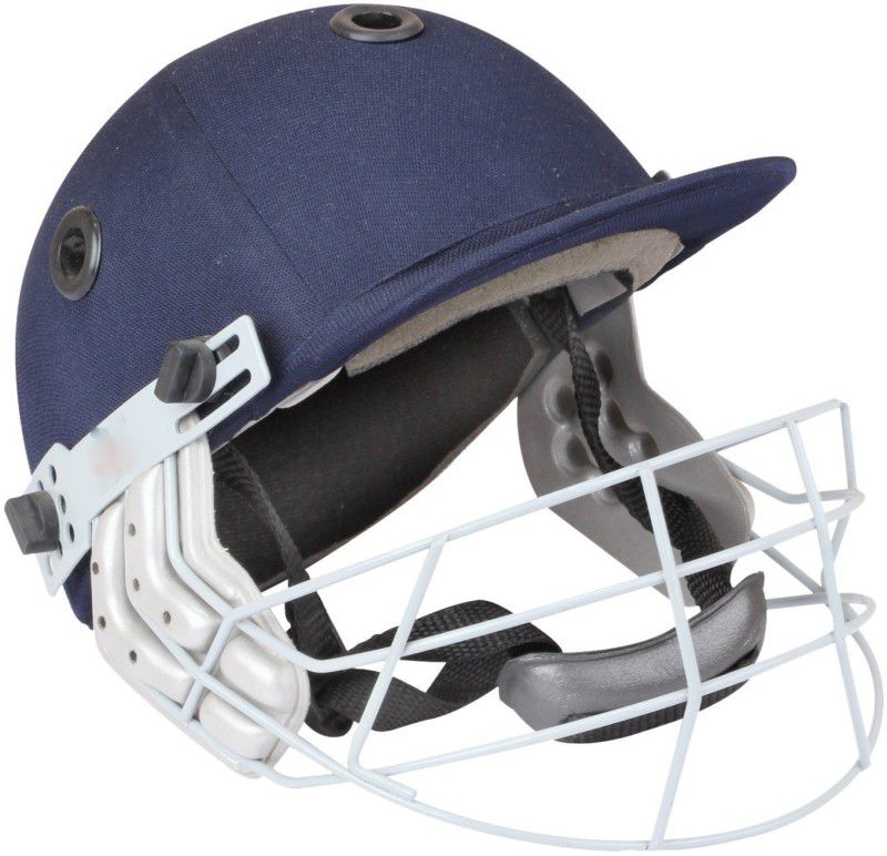 YUKI Blue Color Cricket Helmet with Visor Cricket Helmet  (Blue)