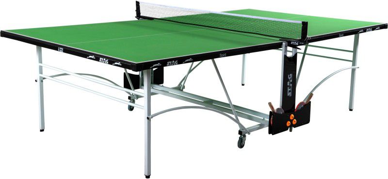 STAG Spirit 16 Green Top Rollaway Indoor Table Tennis Table  (Green)