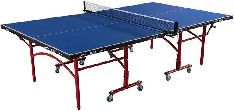 STAG Elite Rollaway Indoor Table Tennis Table  (Blue)