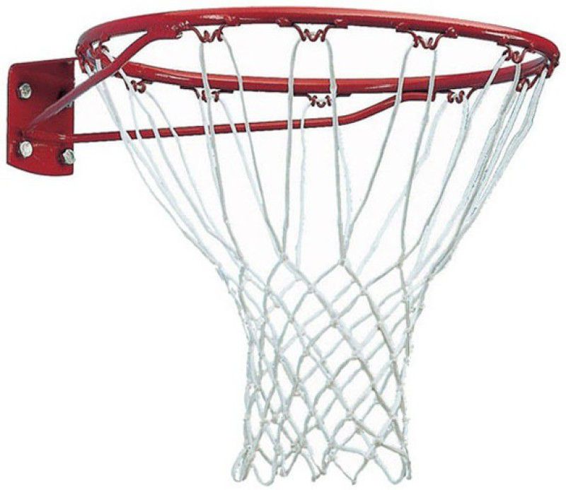 FACTO POWER With Net, Orange Color, 14 mm., Basketball Ring  (7 Basketball Size With Net)