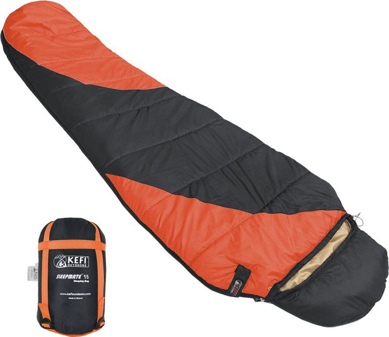Kefi Outdoors Sleepmate 15 - Mummy Style, Portable – Ideal for Camping, Hiking, Travel with Sack Sleeping Bag  (Multicolor)
