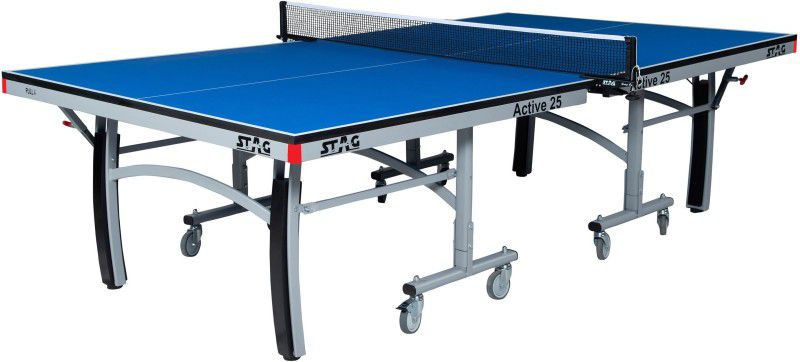 STAG ACTIVE 25 Rollaway Indoor Table Tennis Table  (Blue)