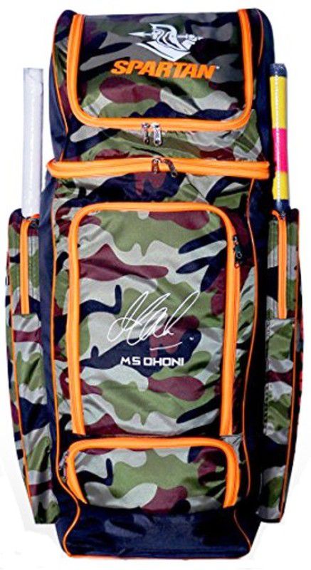 Spartan MS DHONI XL CRICKET KIT BAG BACKPACK  (Multicolor, Kit Bag)