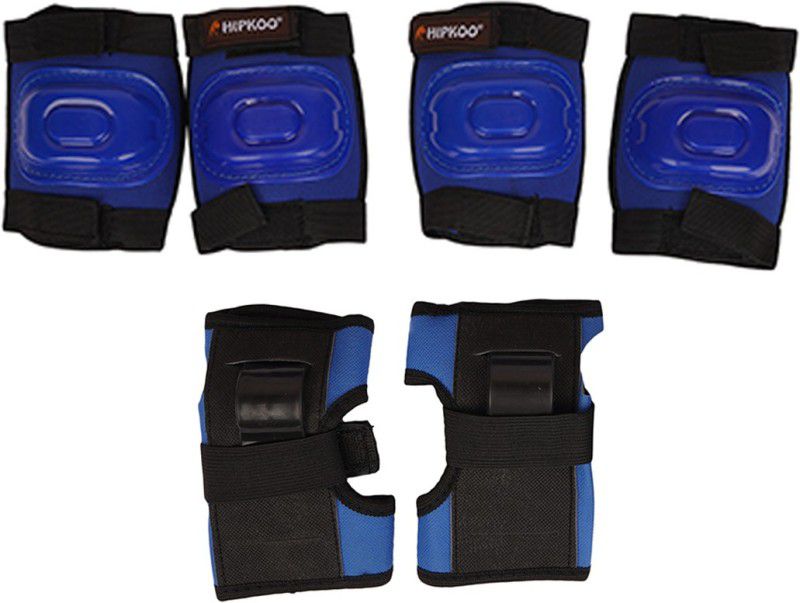 Hipkoo Sports Protection Guard 3 in 1 (Elbow, Knee & Hand Guard) Skating Guard Combo  (Blue)